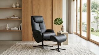 Choco Swivel Recliner & Ottoman Product Image